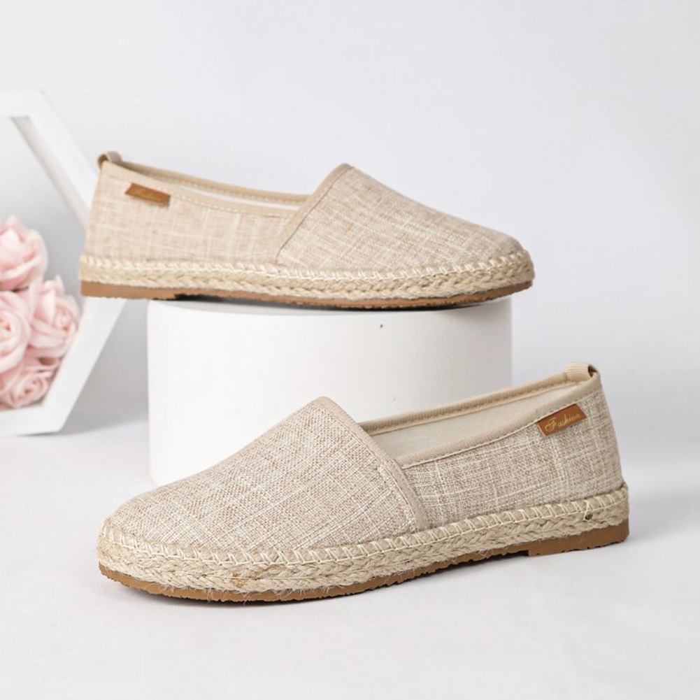 Espadrille Slip On - 2026 Summer Comfortable Canvas Flat Shoes