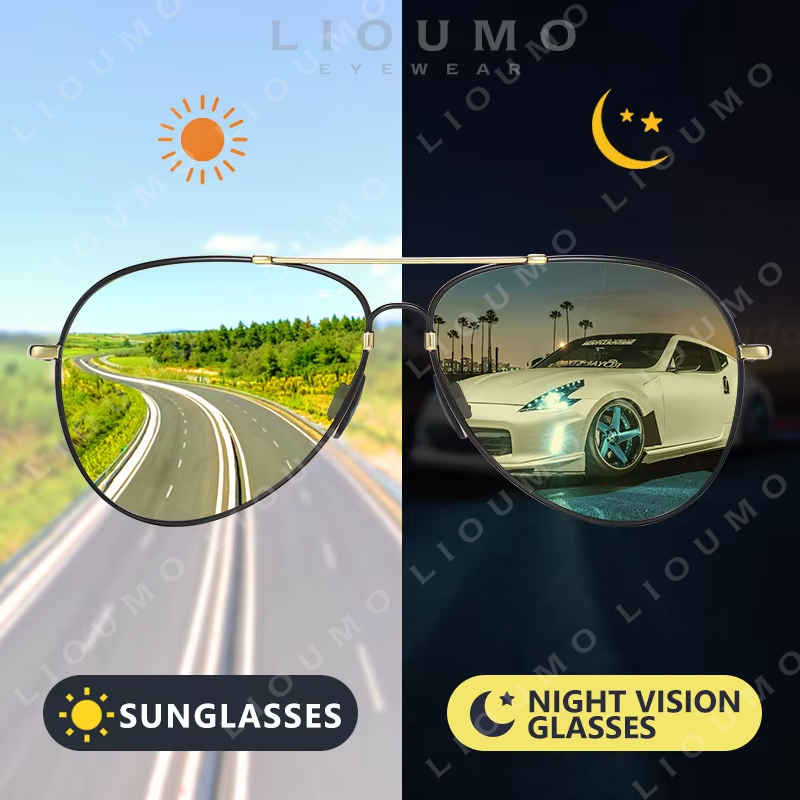 LIOUMO 2026 Aviation Luxury Su - Sunglasses Aviator Polarized recension och pris