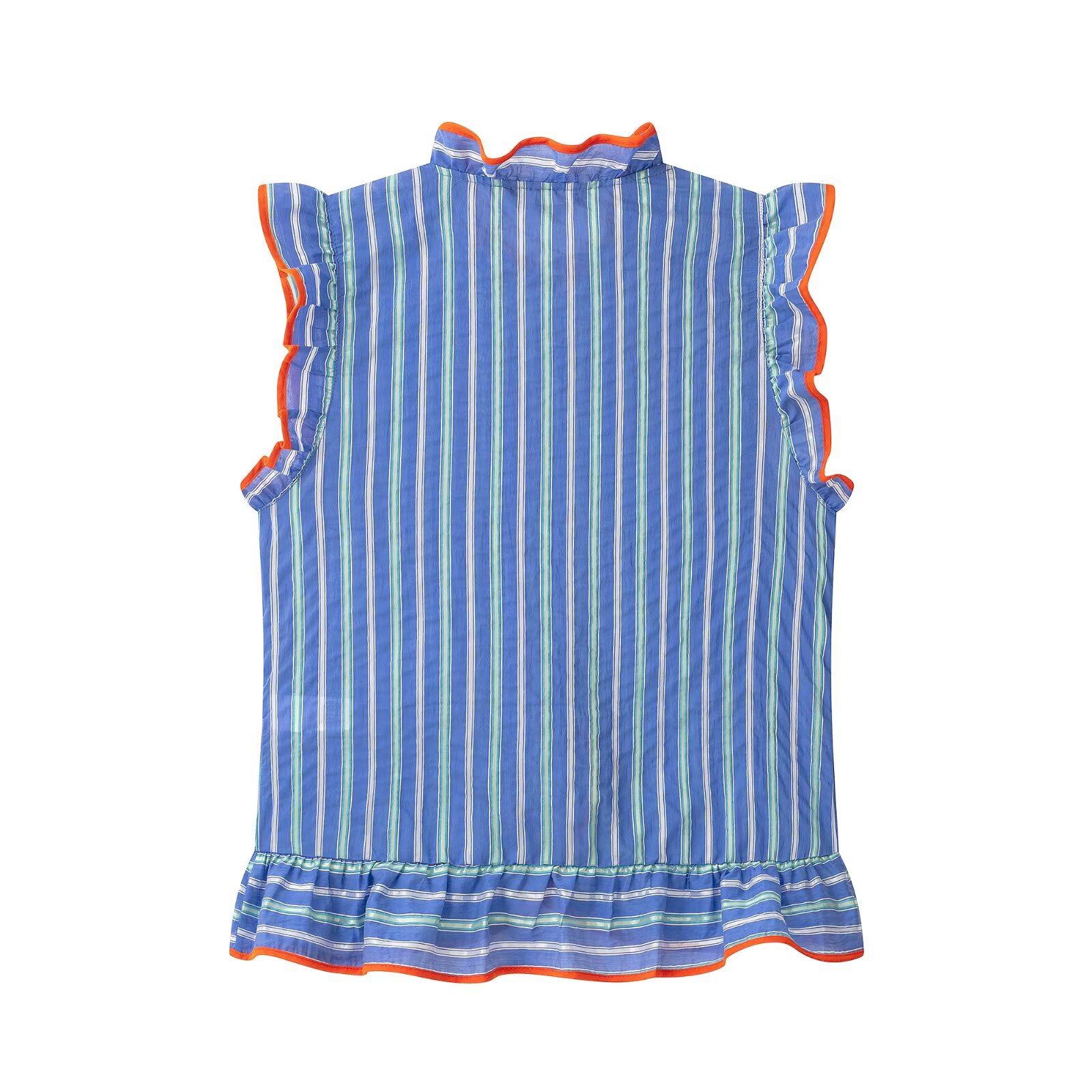 BSAY Women Colorful Striped Sl - Shirt Camp Collar recension och pris