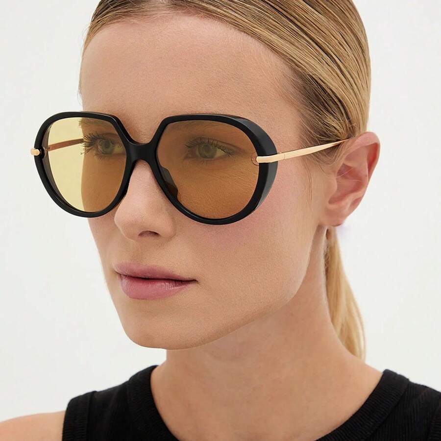 Round-Frame Aviator-Shaped , 2 - Sunglasses Aviator Polarized recension och pris