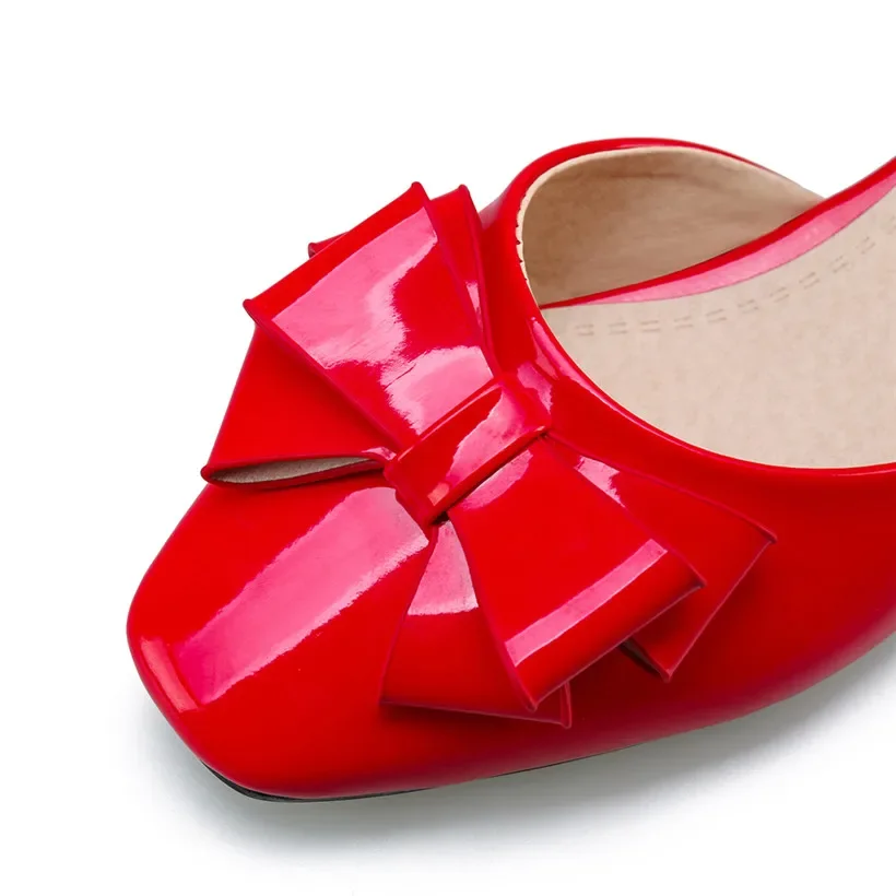 Big Size Women Bowtie Pumps Ro - Casual Sandal Leather recension och pris